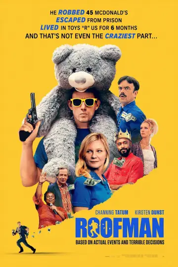 Poster to the movie "Roofman" #518285