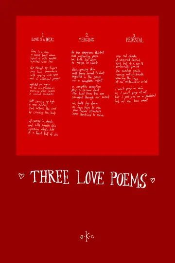 Three Love Poems Poster