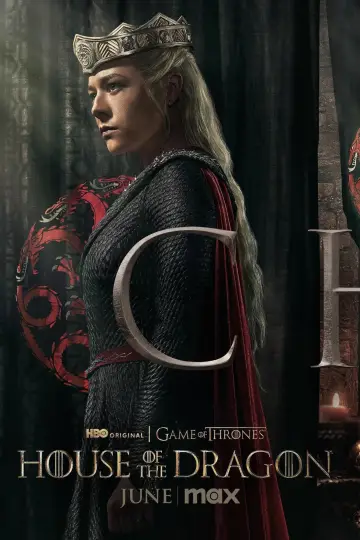 The House Of The Dragon - Black Trailer Poster