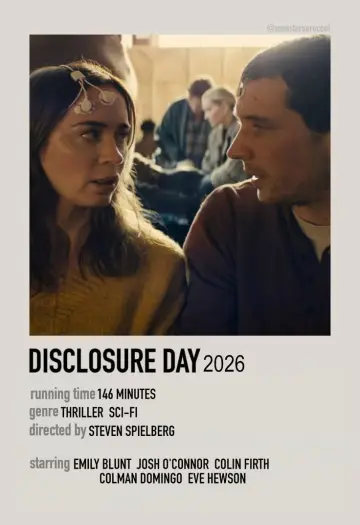 Poster to the movie "Disclosure Day" #1815024