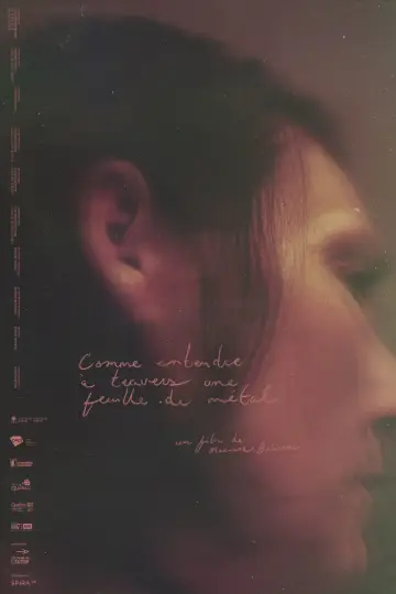 Comme entendre à travers une feuille de métal Poster