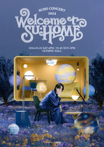 Suho Concert 2024 'Welcome to SU:HOME' Poster