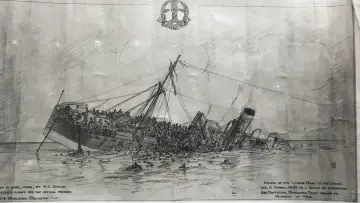 Backdrop to the movie "The Sinking of the Lisbon Maru" #645650