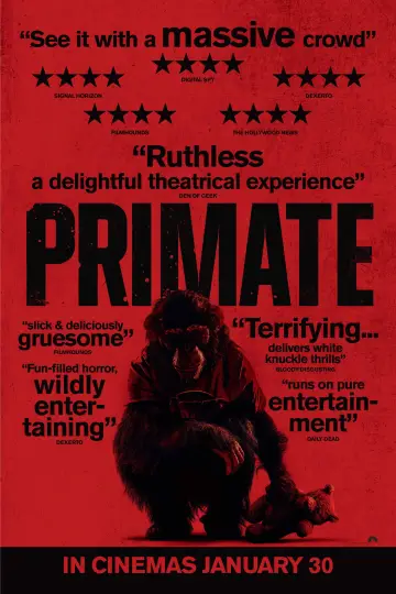 Poster to the movie "Primate" #960612