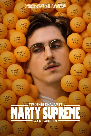 Poster to the movie "Marty Supreme" #909270