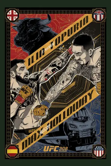 Poster to the movie "UFC 308: Topuria vs. Holloway" #1153176
