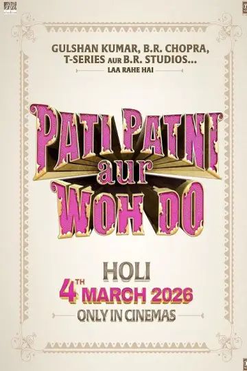 Poster to the movie "Pati Patni Aur Woh Do" #633644