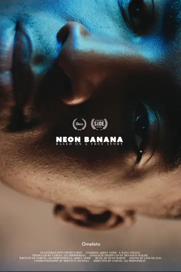 Neon Banana Poster