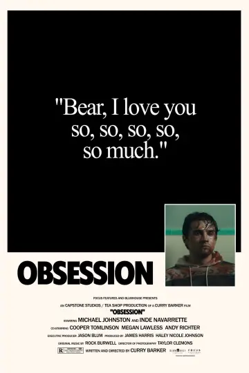 Poster to the movie "Obsession" #1153761