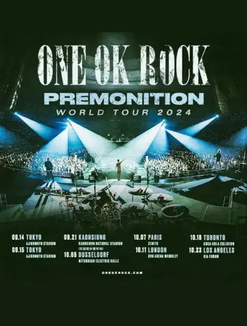 Poster to the movie "ONE OK ROCK 2024 PREMONITION WORLD TOUR at KAOHSIUNG NATIONAL STADIUM" #880591