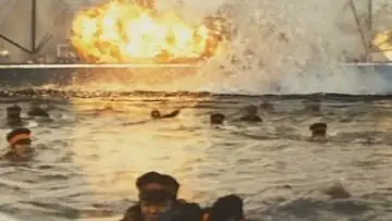 Backdrop to the movie "Battle of the Japan Sea" #1867399