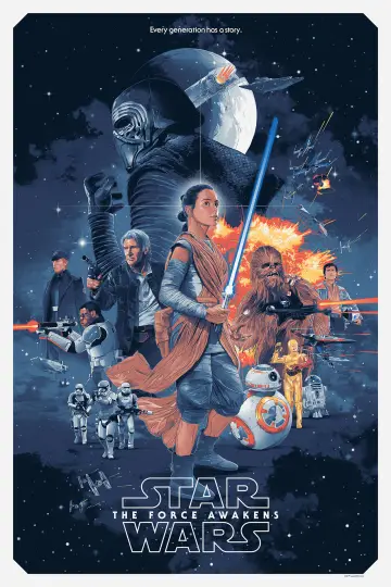Poster to the movie "Star Wars: The Force Awakens" #577935