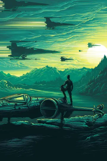 Poster to the movie "Star Wars: The Force Awakens" #833151