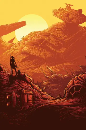 Poster to the movie "Star Wars: The Force Awakens" #833189
