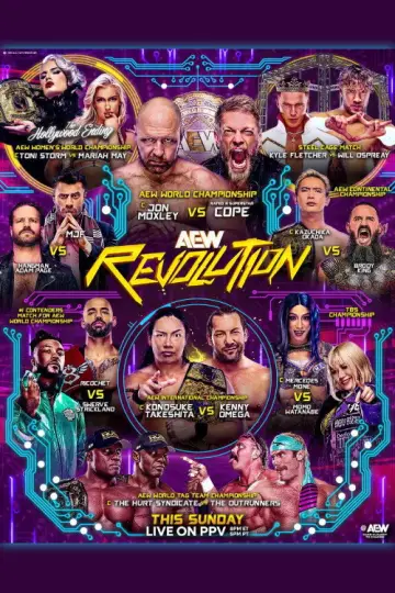 Poster to the movie "AEW Revolution 2025" #1433698
