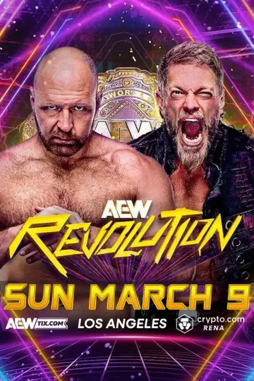 Poster to the movie "AEW Revolution 2025" #1433699