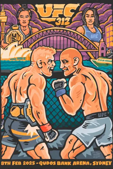Poster to the movie "UFC 312: Du Plessis vs. Strickland 2" #851996
