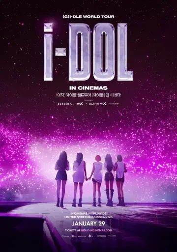 Poster to the movie "(G)I-DLE WORLD TOUR [iDOL] IN CINEMAS" #1175440