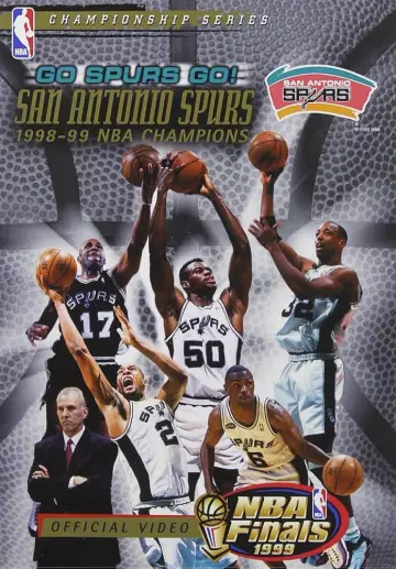 Go Spurs Go! San Antonio Spurs 1998-1999 NBA Champions Poster