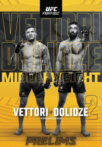 Poster to the movie "UFC Fight Night 254: Vettori vs. Dolidze 2" #1167901