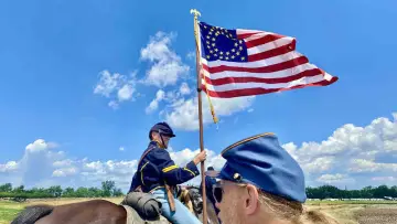 Backdrop to the movie "America at War" #1175392