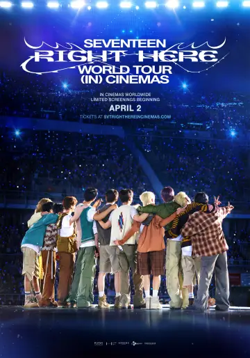 Poster to the movie "SEVENTEEN WORLD TOUR [RIGHT HERE] IN CINEMAS" #981845