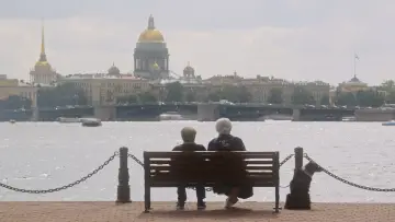 Backdrop to the movie "Two People in One Life and a Dog" #1892438