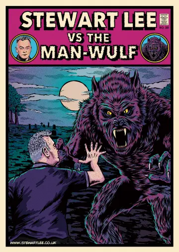 Stewart Lee vs The Man-Wulf Poster