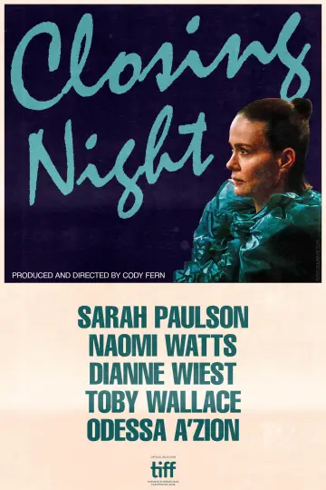 Poster to the movie "Closing Night" #1729176