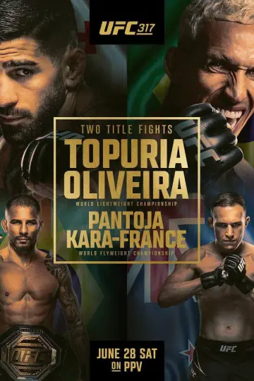 Poster to the movie "UFC 317: Topuria vs. Oliveira" #1184950