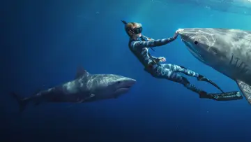 Backdrop to the movie "Shark Whisperer" #793235