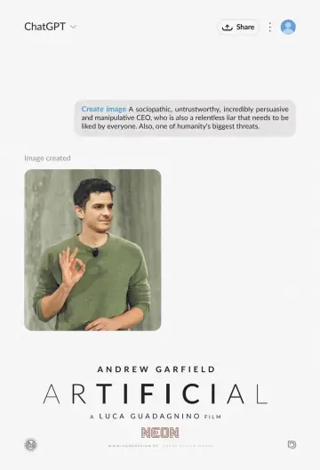 Poster to the movie "Artificial" #1830728