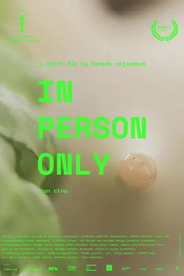 Poster to the movie "In Person Only" #1742335