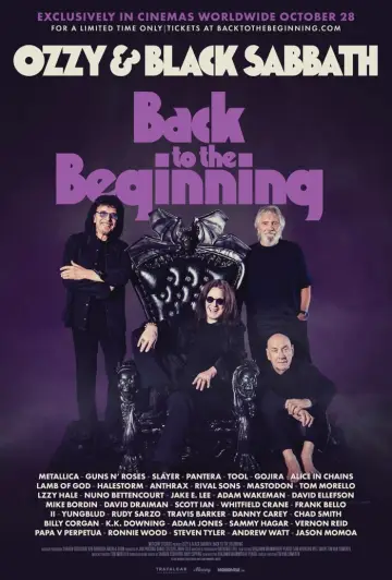 Poster to the movie "Back to the Beginning: Ozzy