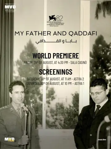 Poster to the movie "My Father and Qaddafi" #1616610