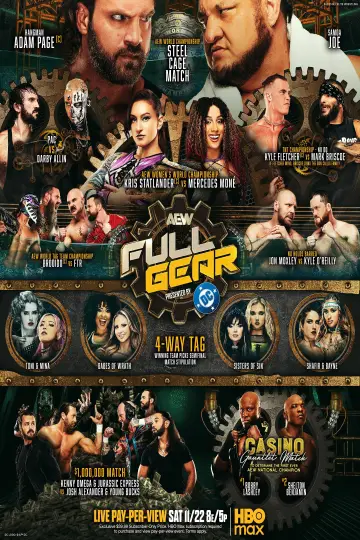 Poster to the movie "AEW Full Gear 2025" #1191690