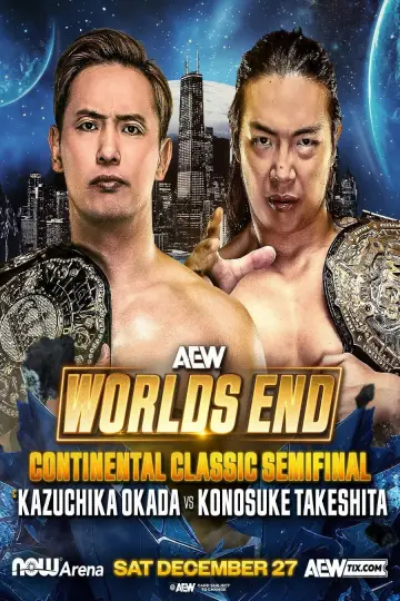 Poster to the movie "AEW Worlds End 2025" #934989