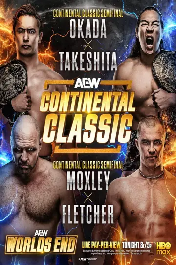 Poster to the movie "AEW Worlds End 2025" #934995