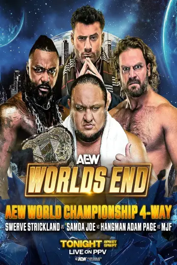Poster to the movie "AEW Worlds End 2025" #935002