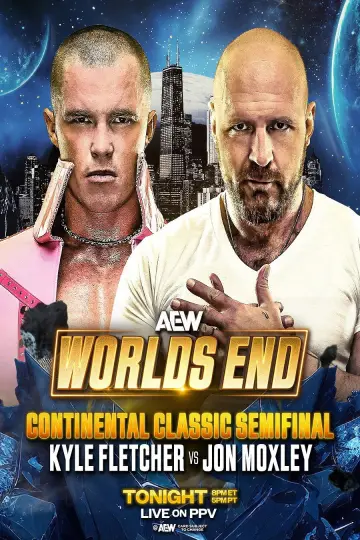 Poster to the movie "AEW Worlds End 2025" #935005