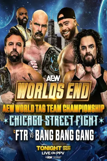 Poster to the movie "AEW Worlds End 2025" #935006