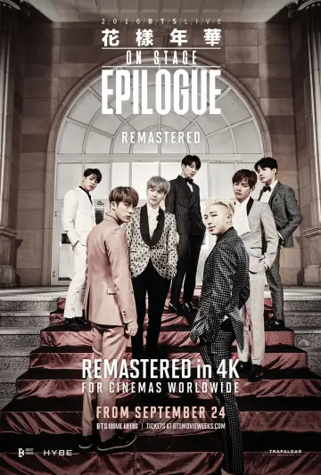 Poster to the movie "BTS Live: The Most Beautiful Moment in Life On Stage Epilogue Remastered" #1524102