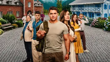 Hotel Falcon's Glow Poster