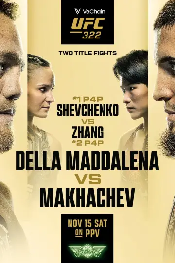 UFC 322: Della Maddalena vs. Makhachev Poster