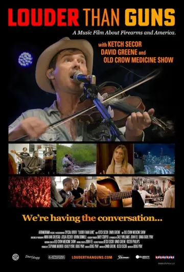 Poster to the movie "Louder Than Guns" #821193