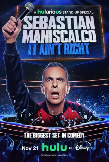 Poster to the movie "Sebastian Maniscalco: It Ain