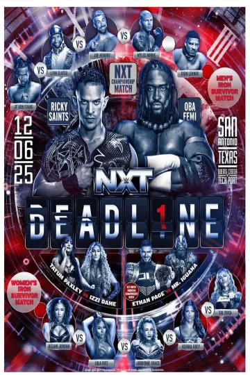 Poster to the movie "WWE NXT Deadline 2025" #1289627