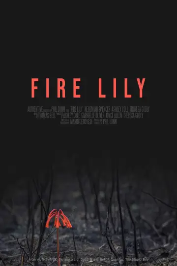 Fire Lily Poster