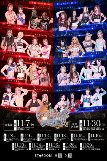 Stardom 15th Goddesses of Stardom Tag League in Sapporo ~ Day 1 Poster