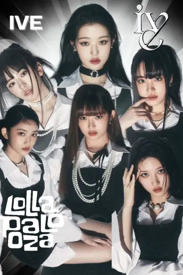 IVE Live at Lollapalooza Berlin 2025 Poster